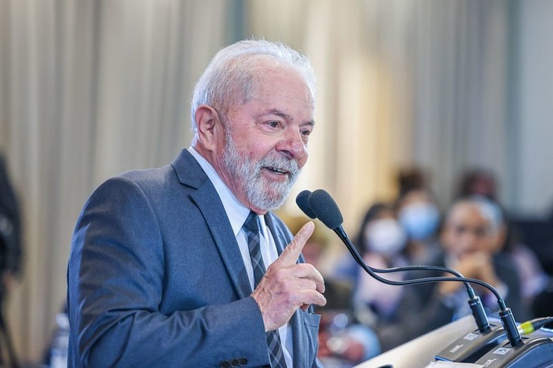 O presidente Lula