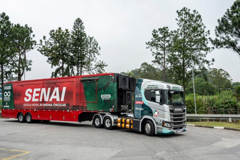 Rota Verde para COP30: Scania e gigantes da logística cruzam o Brasil com biometano e escola móvel