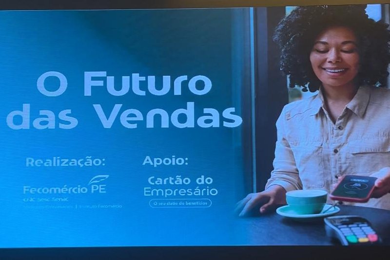 Imagem do poster com o tema ‘O Futuro das Vendas’