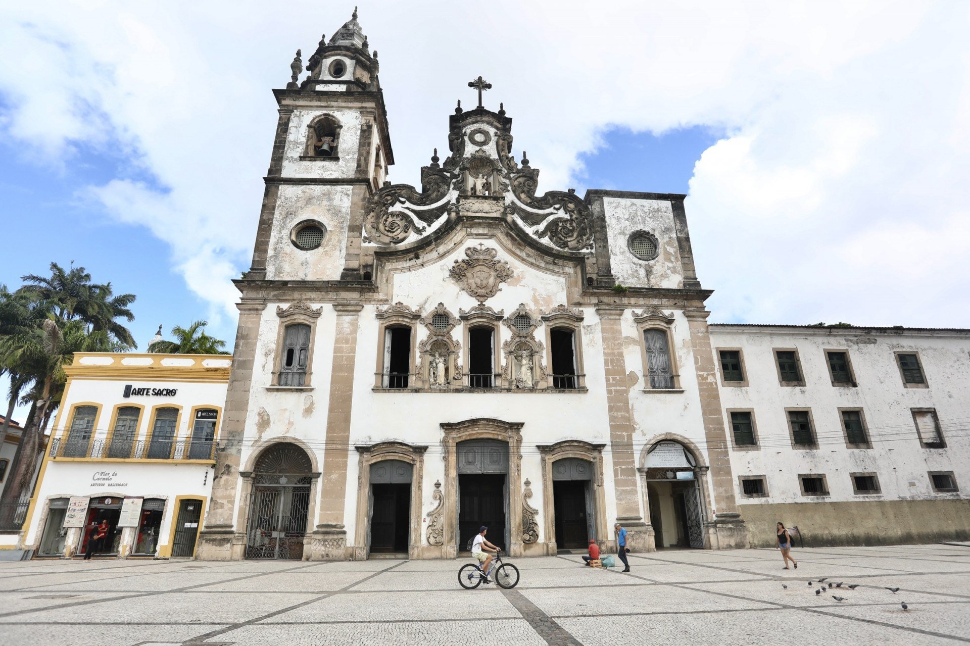 Prefeitura vai restaurar a fachada e requalificar o entorno do Conjunto Histórico do Carmo