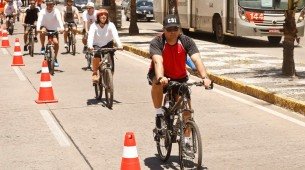 Ciclofaixa no Recife 