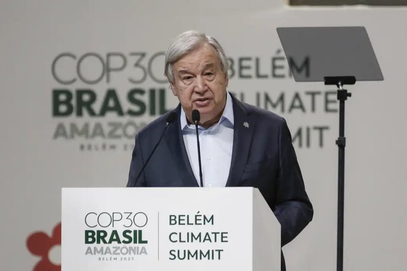 Antonio Guterres, secretário-geral da Organização das Nações Unidas (ONU)