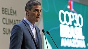Presidente da Espanha, Pedro Sánchez, diz que liderança do Brasil na COP30 é inspiradora