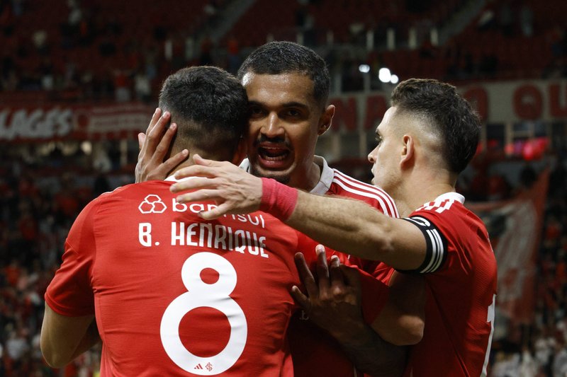 Jogadores do Internacional celebram gol na Série A 2025