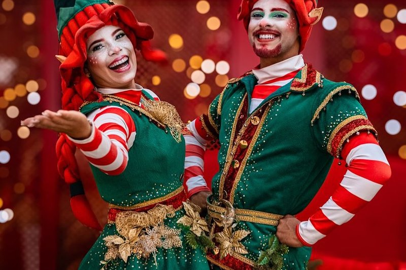 Espetáculo e chegada do Papai Noel acontecem neste sábado no Shopping Carpina

