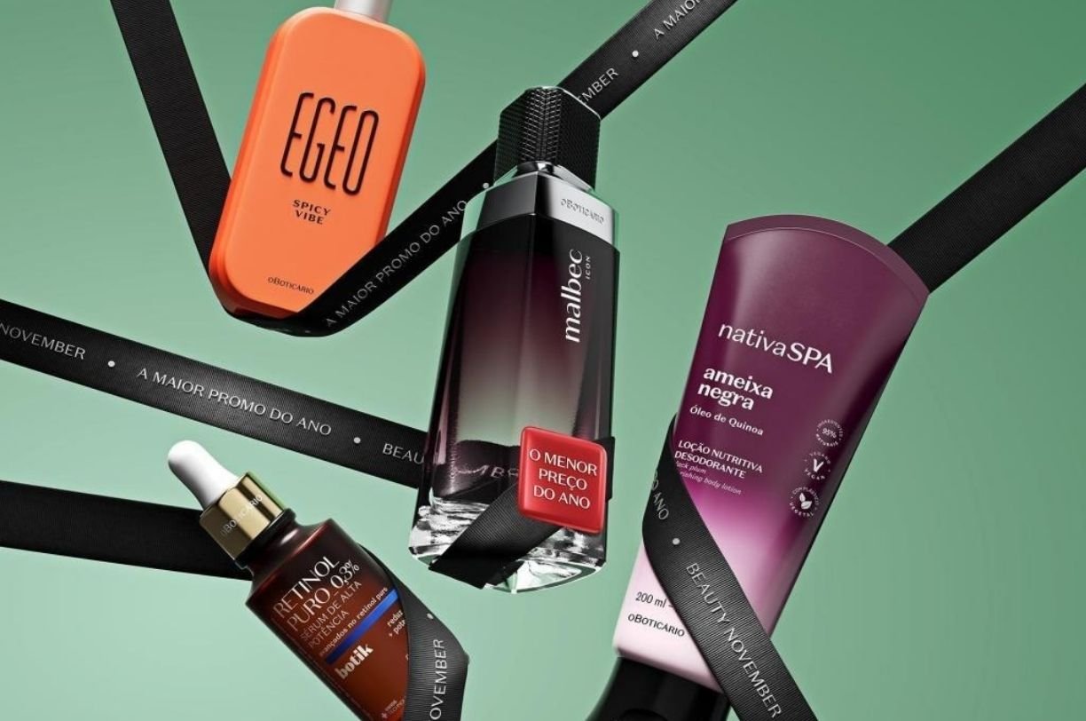 O Boticário lança Central de Carrinhos Abandonados e descontos de até 70% na Beauty November