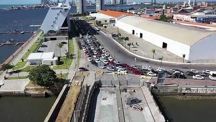 Ponte Giratória no Recife: obra atrasada gera impactos no trânsito e aumenta risco de assaltos