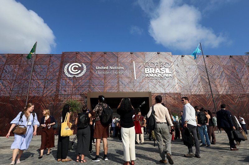 Participantes chegam para a 30ª Conferência das Partes (COP30)