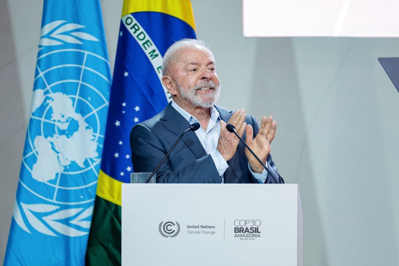 Presidente da República durante a cerimônia de abertura da 30.ª Conferência das Partes da Convenção-Quadro das Nações Unidas sobre a Mudança do Clima (COP30)