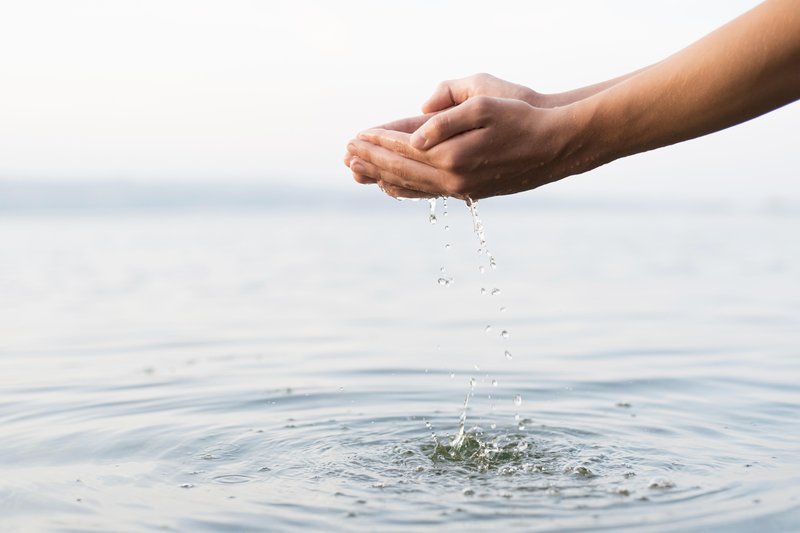 Imagem para representar a água