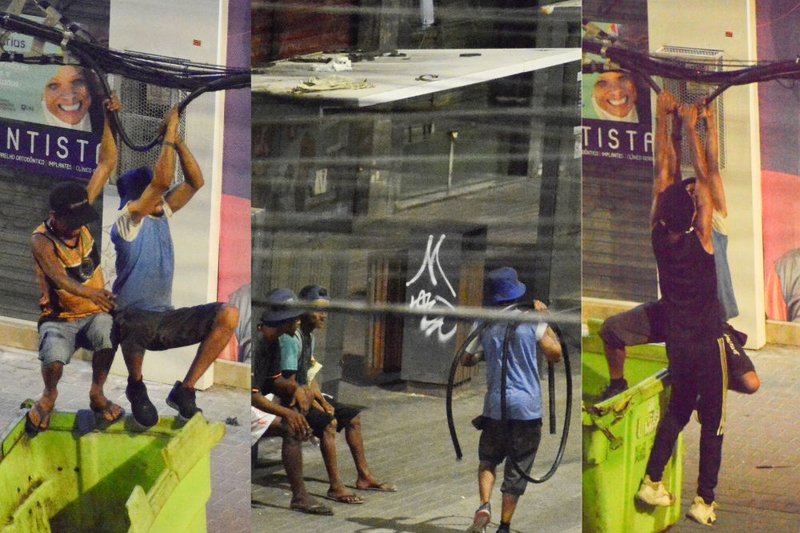 Vandalismo e roubo de cabos de energia no Recife