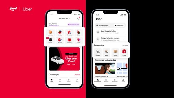 iFood e Uber anunciam integração inédita no Brasil com combo de benefícios
