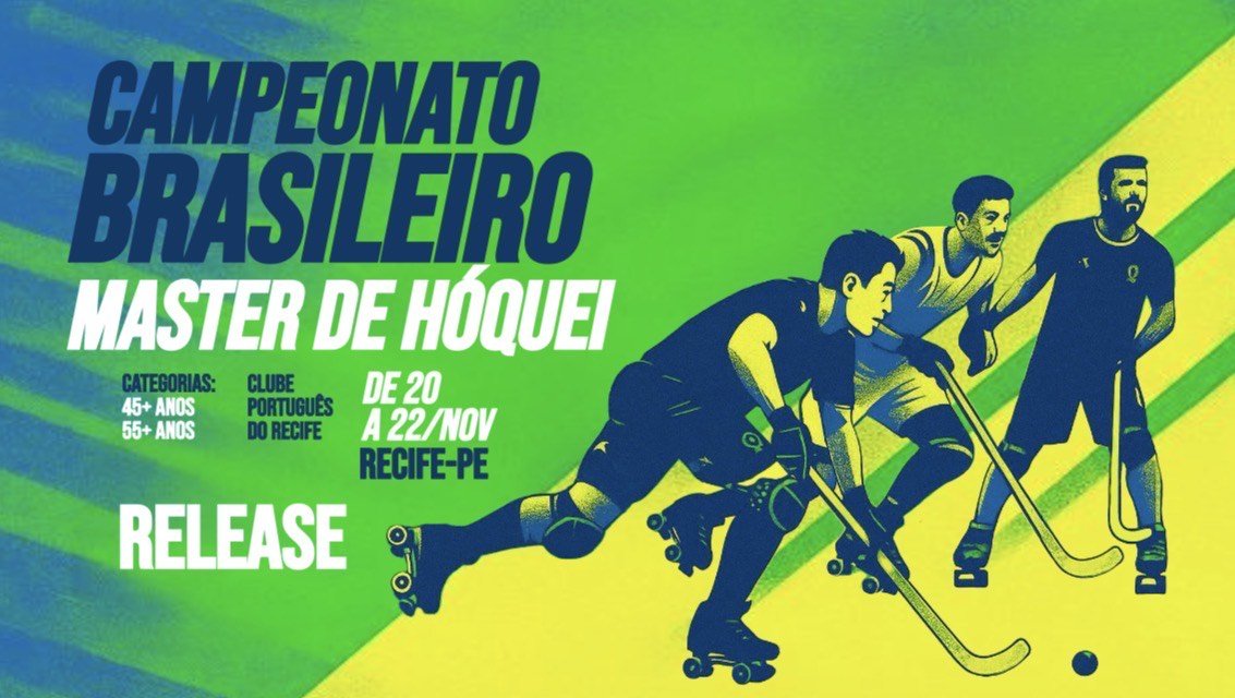 Recife sedia o Campeonato Brasileiro Master de Hóquei sobre Patins a partir desta quinta-feira (20)