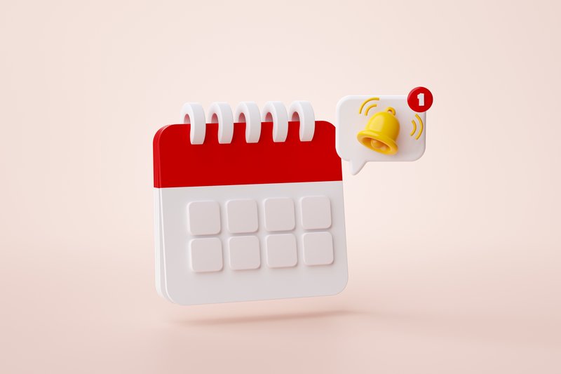 Imagem de um calendário