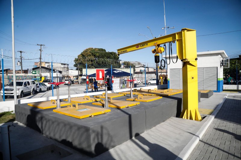 Nova estrutura do Sistema de Esgotamento Sanitário do Recife na Comunidade do Coque, no Recife