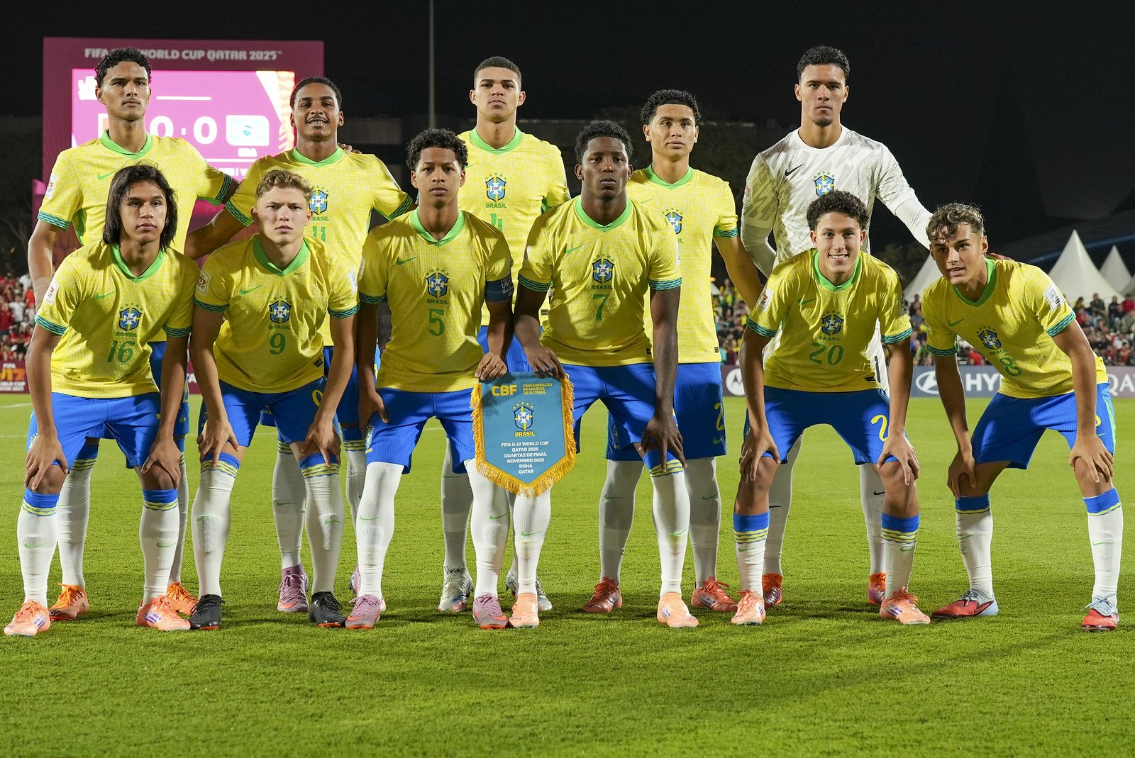 Brasil é derrotado nos pênaltis por Portugal e está fora da Copa do Mundo Sub-17