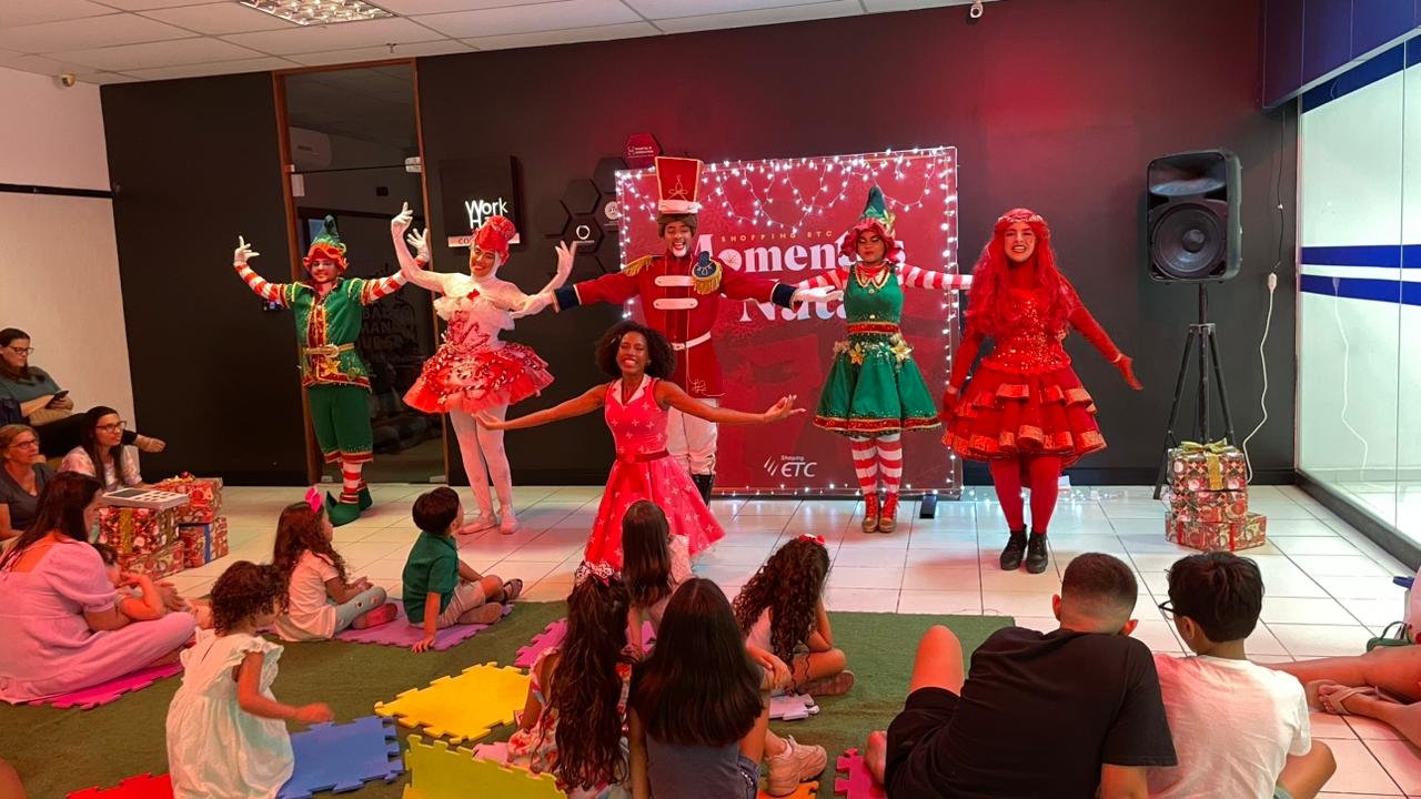 Shopping ETC inaugura Natal com espetáculos inéditos e agenda gratuita 