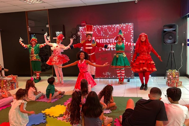 Shopping ETC inaugura Natal com espetáculos inéditos e agenda gratuita