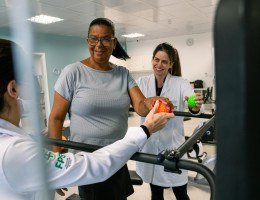 Imagem de aulas de fisioterapia na FPS