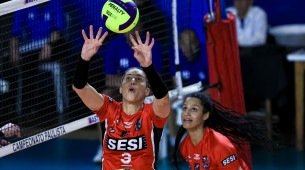 Imagem do confronto entre Sesi-Bauru e Pinheiros