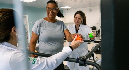 Imagem de aulas de fisioterapia na FPS