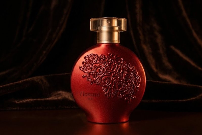 Imagem do perfume "Floratta Red", do Boticário. 