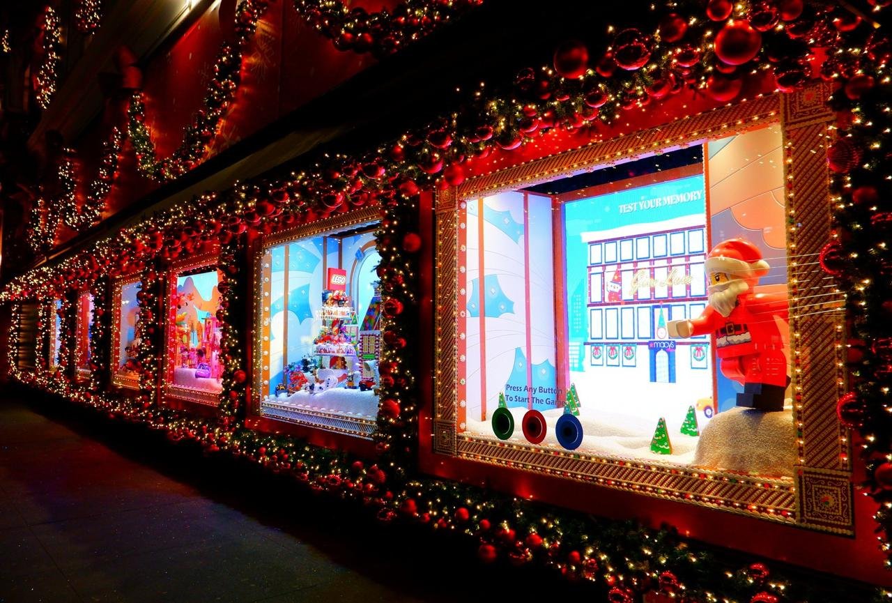 As deslumbrantes vitrines do Natal de Nova York