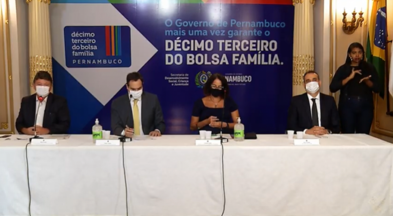 A décima terceira parcela do Bolsa Família foi promessa de campanha do governador Paulo Câmara, nas eleições de 2018