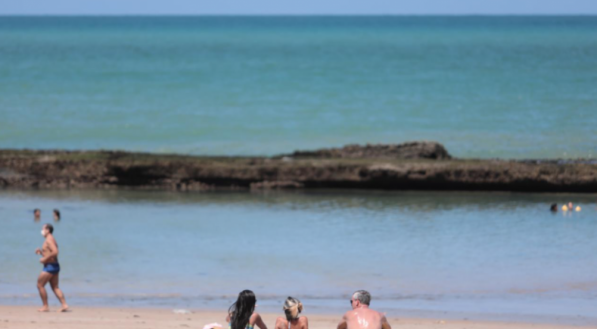 Praia de Boa Viagem na Sexta-feira Santa