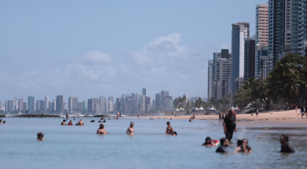 Praia de Boa Viagem, Zona Sul do Recife.