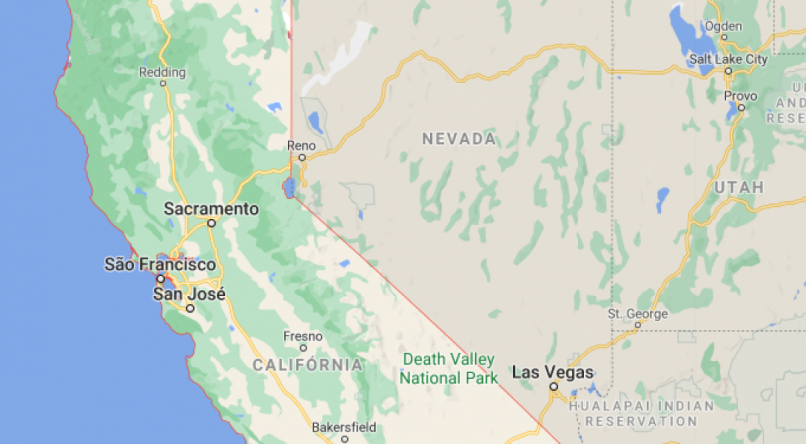 O terremoto ocorreu no norte da Calif&oacute;rnia (oeste dos Estados Unidos), a cerca de 75 km de Carson City, em Nevada