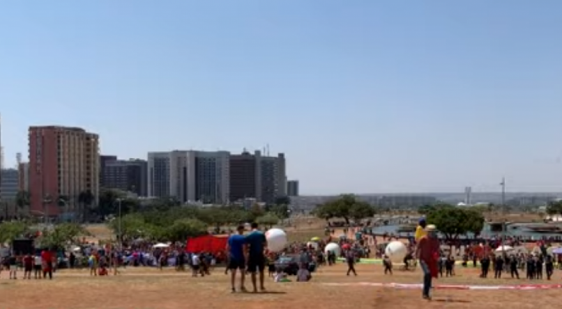 Ato contra Bolsonaro em Bras&iacute;lia