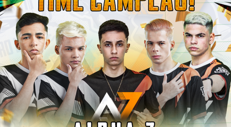 A equipe Alpha7 foi a campe&atilde; da PUBG MOBILE Pro League Brasil