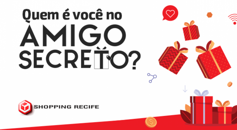 Quiz do aplicativo Amigo Secreto do Shopping Recife quer saber quem &eacute; voc&ecirc; na brincadeira