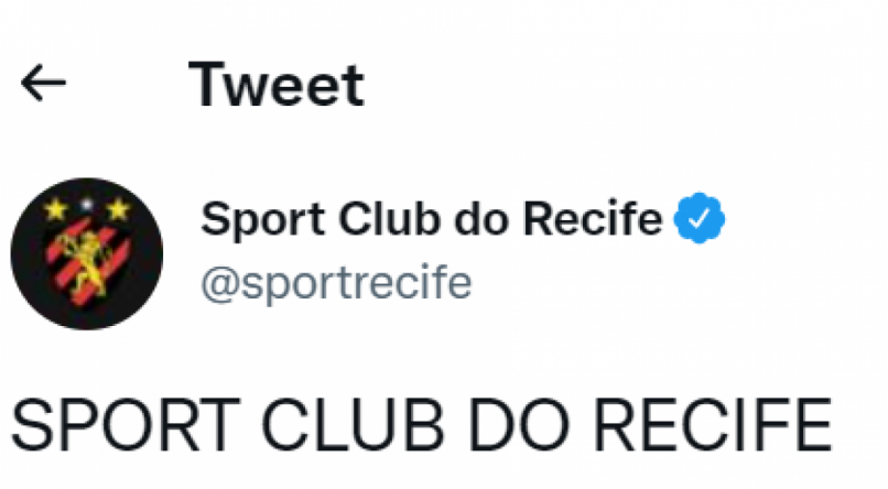 SPORT CLUB DO RECIFE