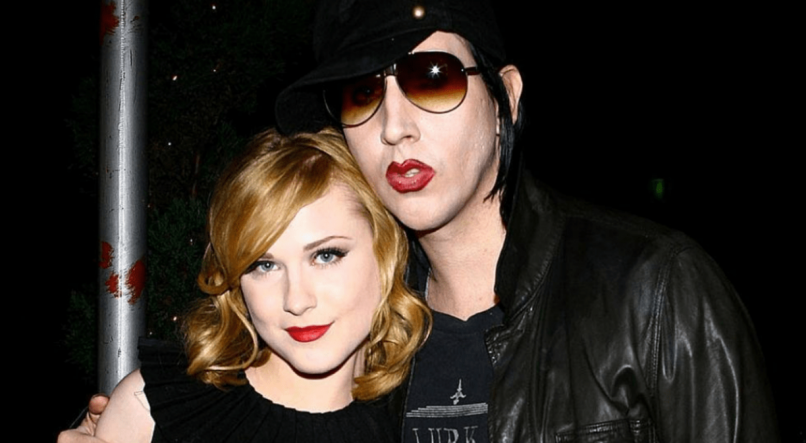 Evan Rachel Wood e seu ex-noivo Marilyn Manson