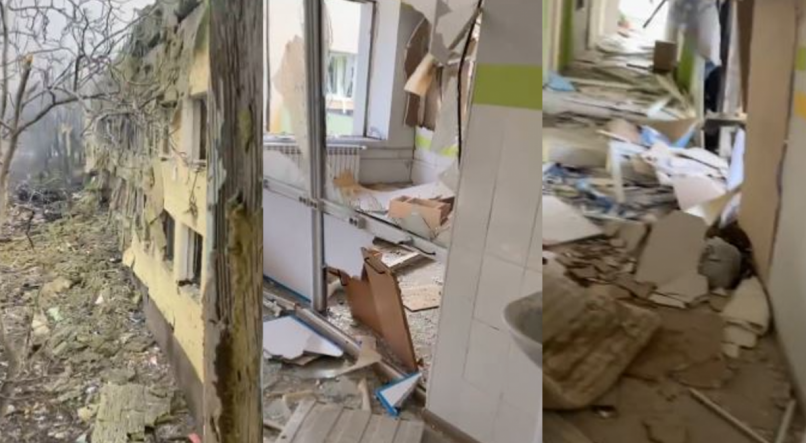 Zelensky publicou um vídeo no Twitter mostrando a extensão da destruição