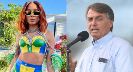 REDES Interação de Bolsonaro com Anitta movimentou o Twitter neste sábado
