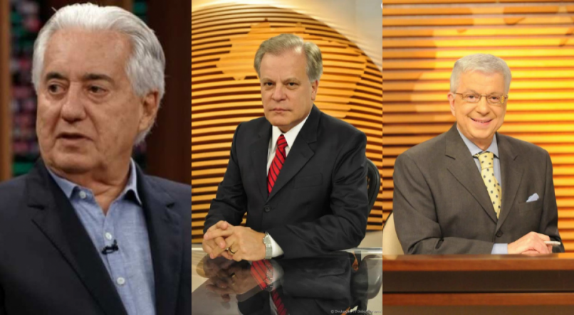 JORNALISMO Francisco José, Chico Pinheiro e Renato Machado foram alguns dos jornalistas desligados da Globo