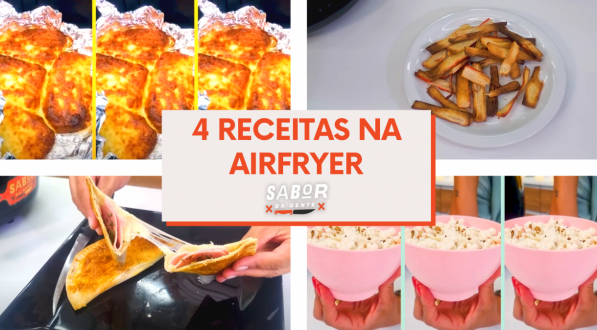 4 receitas na Airfryer