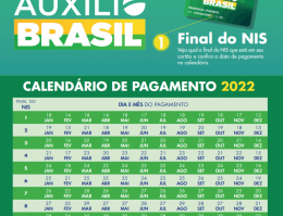 Calendário Auxílio Brasil/Bolsa Família 2022
