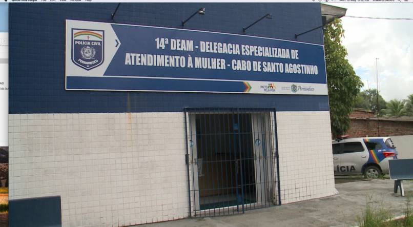 Caso foi registrado na 14ª Delegacia Especializada de Atendimento à Mulher, no Cabo de Santo Agostinho