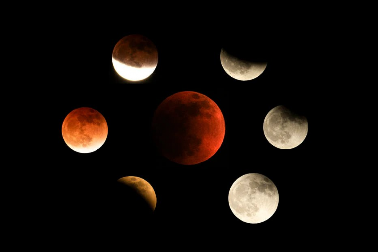 LUA DE SANGUE: Veja as fotos mais impressionantes do eclipse lunar 2022