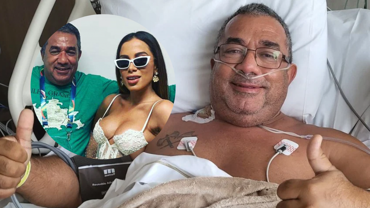 Anitta abre o jogo e revela o real estado de saúde do pai após AVC