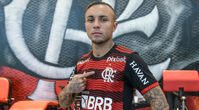 Cebolinha &eacute; titular no Flamengo diante do Santos pelo Brasileir&atilde;o