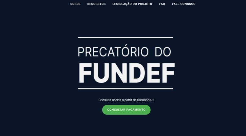 Pagamento do Fundef em Pernambuco