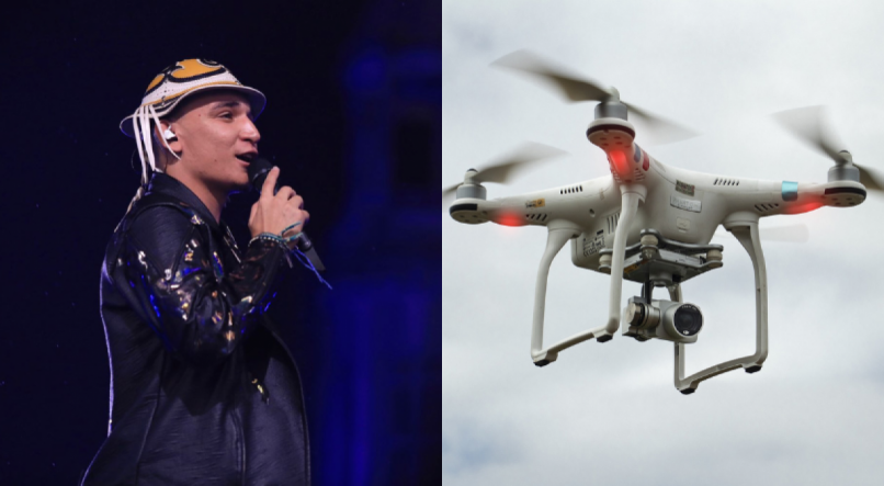 SHOW João Gomes teve confusão com drone