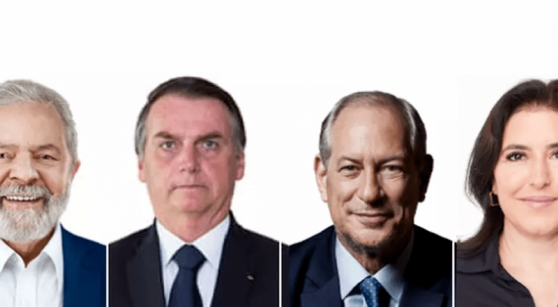 Foto dos candidatos à Presidência que estarão nas urnas. Bolsonaro solicitou que houvesse a modificação para uma fotografia em que está sorrindo