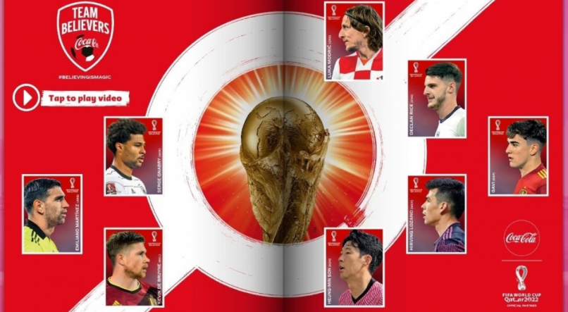 As figurinhas da Coca-Cola do Álbum da Copa do Mundo 2022