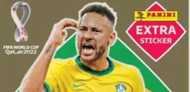 Neymar Jr. Figurinha Extra Legend Original Prata Copa Qatar